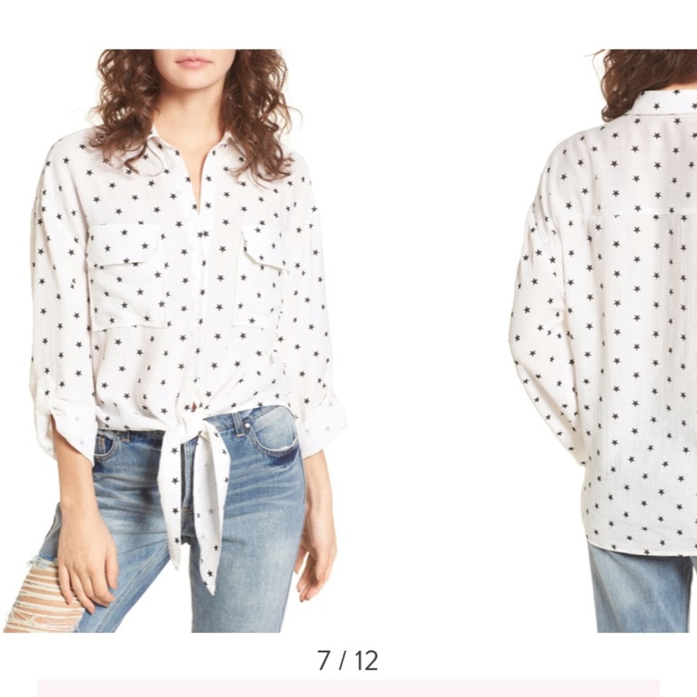 BP Knot Front Shirt